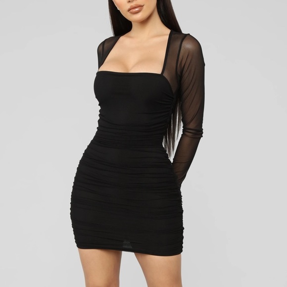 COPY - MUST GO!!! NEW. Fashion Nova Mini Mesh Dress - XS - Picture 1 of 3